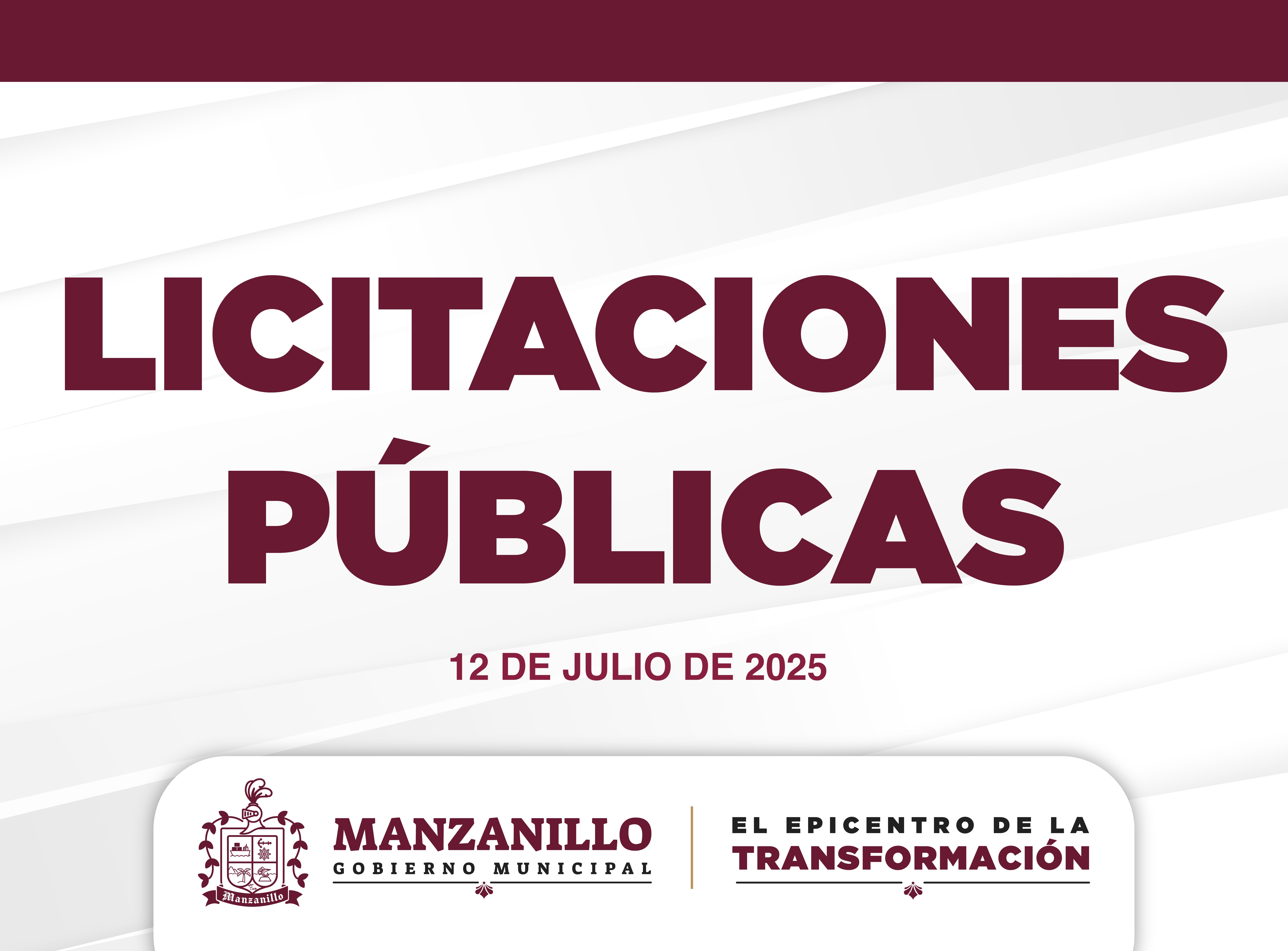 Licitacion Pública Local 12 jul 25