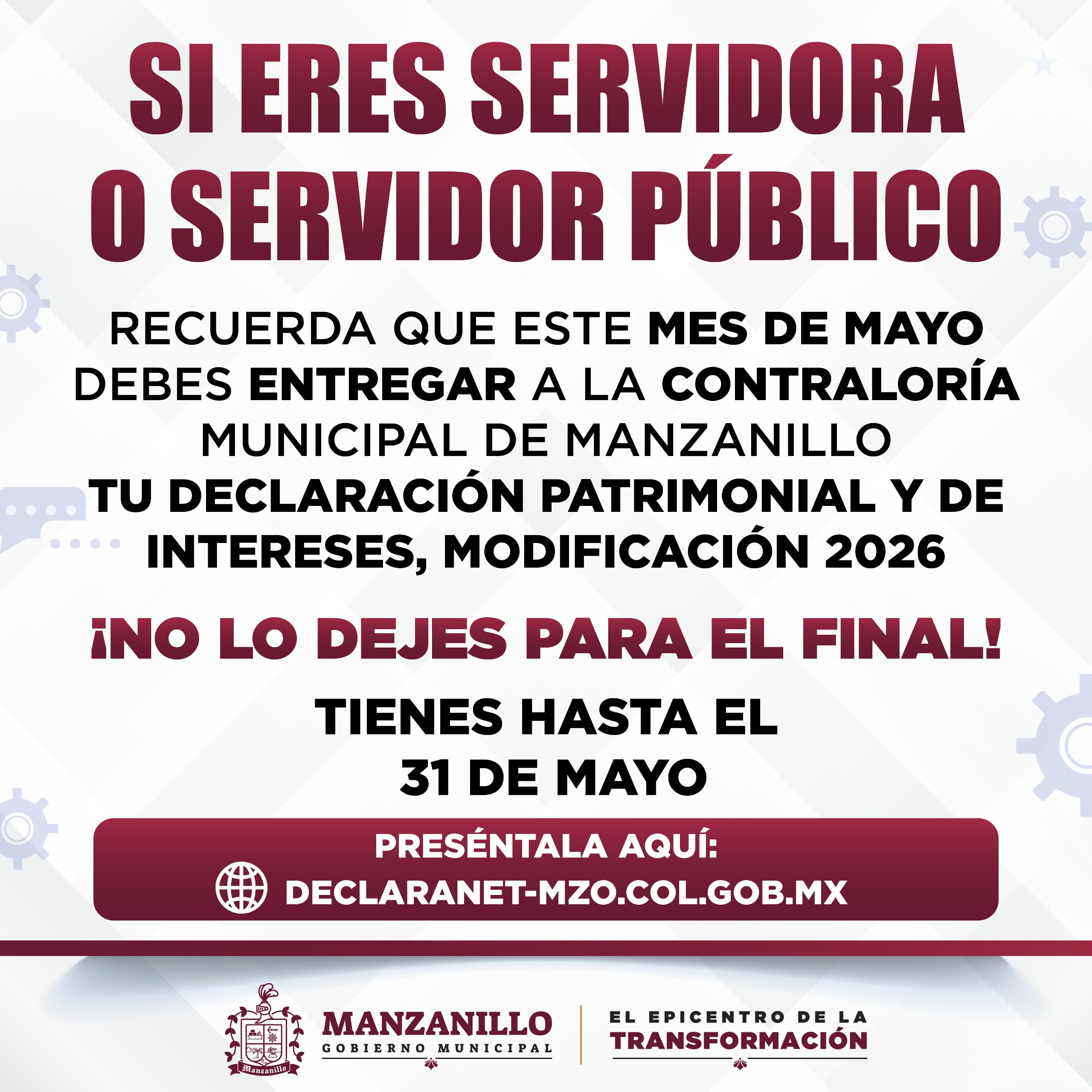 Declaración Patrimonial y de Intereses 2026